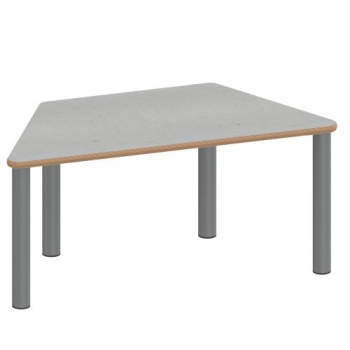 Tisch ZALOTTI mit Linoleum-Belag