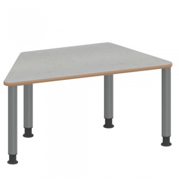 Tisch ZALOTTI mit Linoleum-Belag