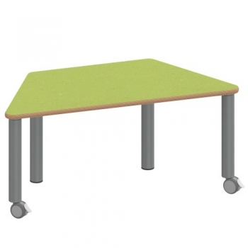 Tisch ZALOTTI mit Linoleum-Belag