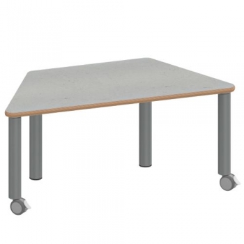 Tisch ZALOTTI mit Linoleum-Belag