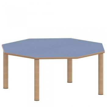 Tisch ZALOTTI mit Linoleum-Belag