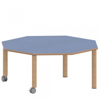 Tisch ZALOTTI mit Linoleum-Belag