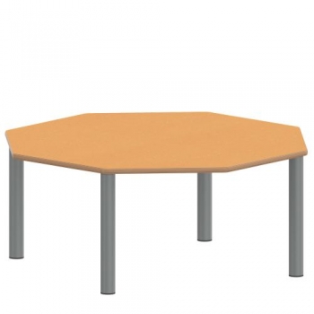 Tisch ZALOTTI mit Linoleum-Belag