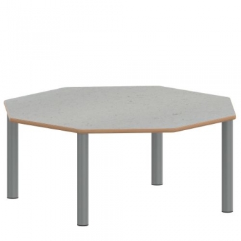 Tisch ZALOTTI mit Linoleum-Belag