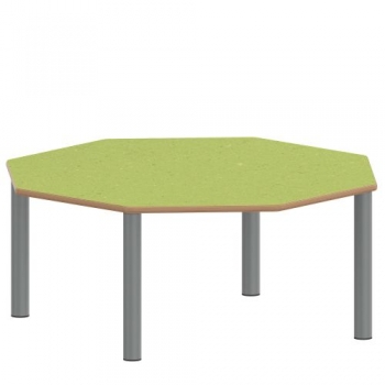 Tisch ZALOTTI mit Linoleum-Belag