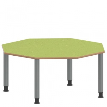 Tisch ZALOTTI mit Linoleum-Belag