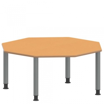 Tisch ZALOTTI mit Linoleum-Belag