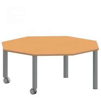 Tisch ZALOTTI mit Linoleum-Belag