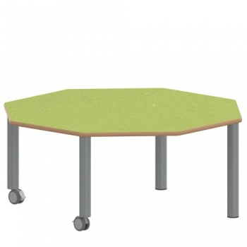 Tisch ZALOTTI mit Linoleum-Belag