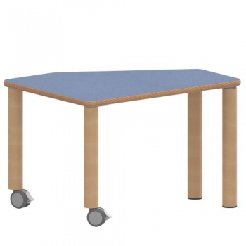 Tisch ZALOTTI mit Linoleum-Belag