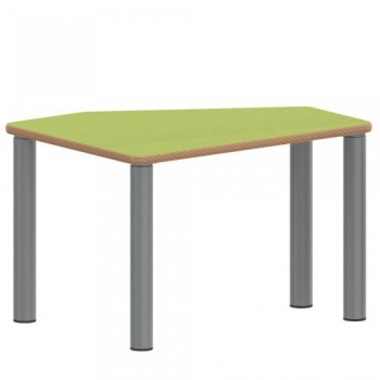 Tisch ZALOTTI mit Linoleum-Belag