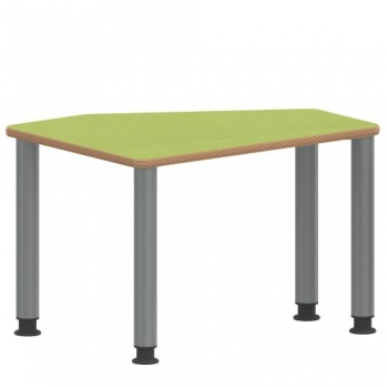 Tisch ZALOTTI mit Linoleum-Belag