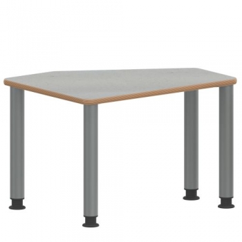 Tisch ZALOTTI mit Linoleum-Belag