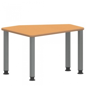 Tisch ZALOTTI mit Linoleum-Belag