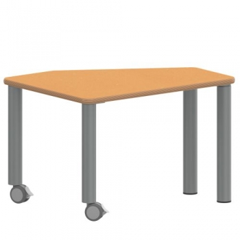 Tisch ZALOTTI mit Linoleum-Belag