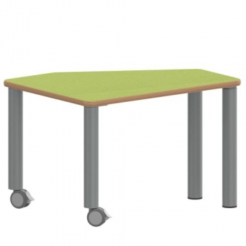 Tisch ZALOTTI mit Linoleum-Belag