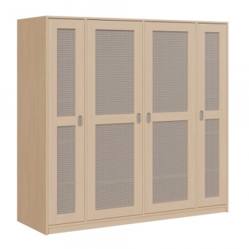 Liegepolsterschrank für 130-150 cm lange Polster, mit Fächern