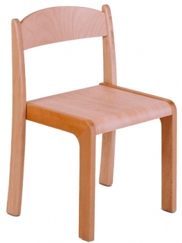Kindergarten Holzstuhl SH 38 - 46 cm