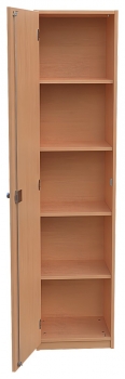 Schrank BxHxT 60x190x60 cm 1 Tür, Anschlag links, Schloss rechts