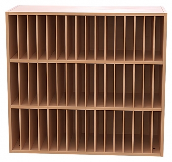 Postfächerschrank mit 42 Fächern, Aufsatzschrank