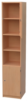 Lehrerfachschrank, BxHxT 40x190x40 cm 2 abschließbare Fächer