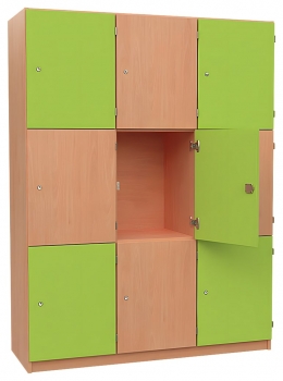 Fächerschrank Element ( 2 ) mit Schlössern