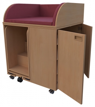 fahrbare Wickelkommode