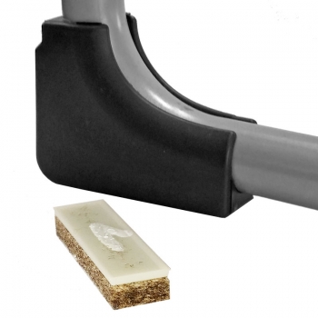 Ersatzkappe hinten, mit Filzgleiter für Ergostar Schülerstuhl