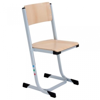 Schulstuhl höhenverstellbar, Sitzhöhe DIN 4 - 7
