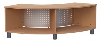 Vierteilkreisregal, feststehend