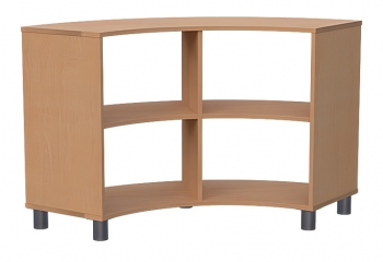 Vierteilkreisregal, feststehend