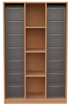 Materialschrank 14 hohen Modulboxen