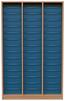 Materialschrank 42 flachen Modulboxen