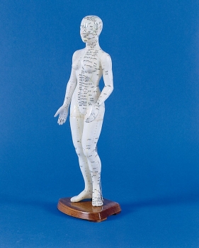 Chinesische Akupunkturfigur, weiblich