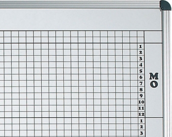 Raumplan, Personalplan weiss, 23 Spalten, mit 10 Tagesstunden (CMPZ23-10W)