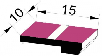 Kippmagnete - Satz für Raum- und Personalplan, 30-violett (CMP-M15-30)