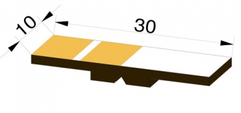 Kippmagnet - Magnetsymbolsatz für 1 Lehrperson, 22-orange (CMP-M30-22)