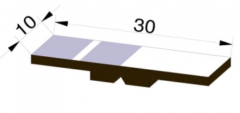 Kippmagnet - Magnetsymbolsatz für 1 Lehrperson, 29-lila (CMP-M 30-29)