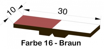Kippmagnet - Magnetsymbolsatz für 1 Lehrperson, 16-braun (CMP-M 30/16)