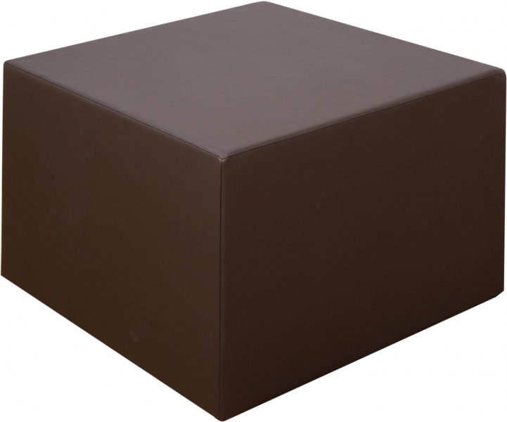 Sofaserie cuBe - Hocker mit Stoffbezug V6, schwer entflammbar