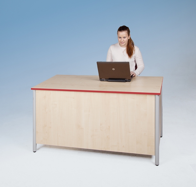 Lehrertisch mit 4 Schubladen (TI60R60-U4SR)