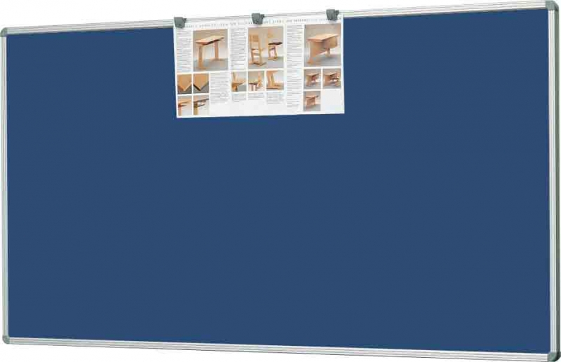 Kreidetafel blau B/H 200 x 120 cm ohne Kreideablage
