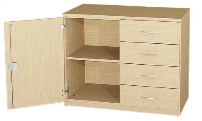 Anrichte mit Abdeckplatte BxHxT 90 x 82,5 x 50 cm