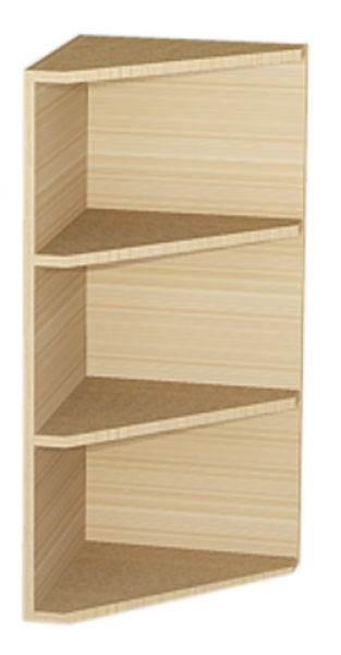 Aufsatz-Eckschrank BxHxT 50 x 110 x 50 cm