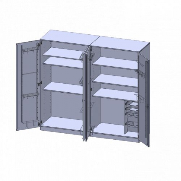 Musikschrank, 5 Ordnerhöhen