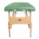 Komfort-Massageliege tragbar aus Holz, Grün