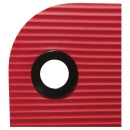 Gymnastikmatte mit Ösen, ProfiGymMat, 180 x 60 x 1,5 cm, rot