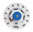 Kraftmesser 10 N, mit runder Skala