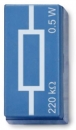 Widerstand 220 kOhm, 0,5 W, P2W19