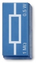 Widerstand 1 MOhm, 0,5 W, P2W19